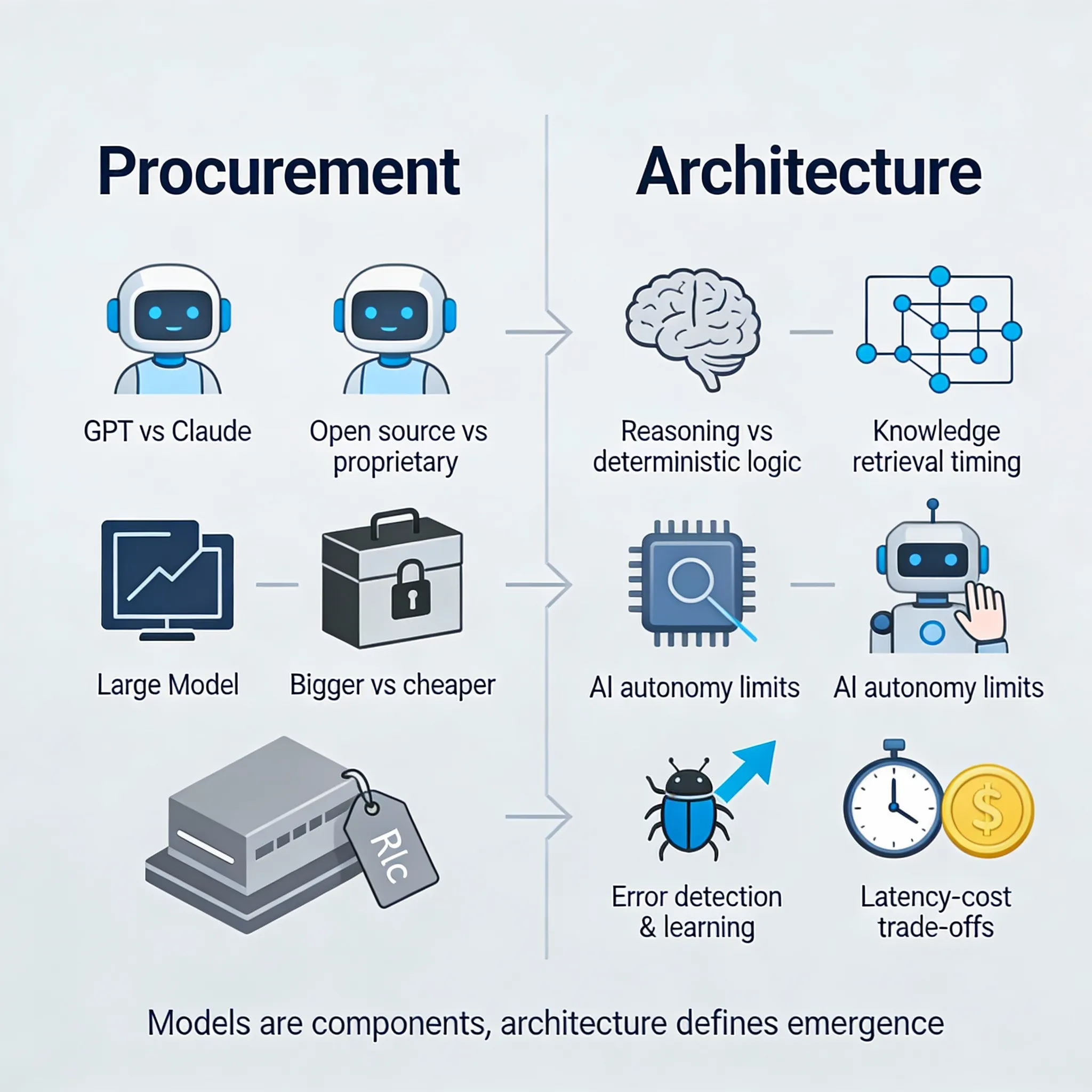 AI architecture is about decisions, not models