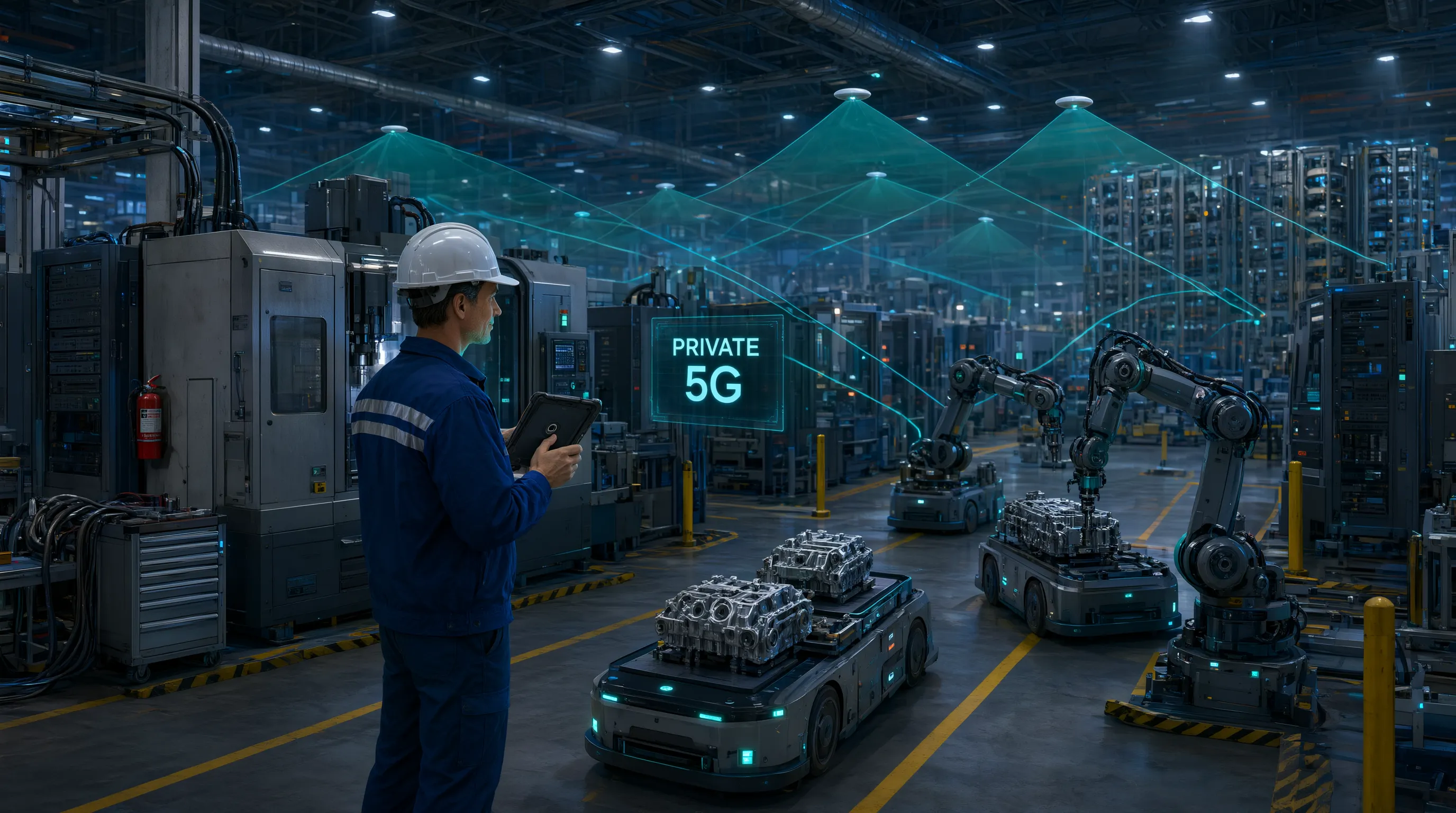 REDES PRIVADAS 5G: RF PARA PLANTAS INDUSTRIALES