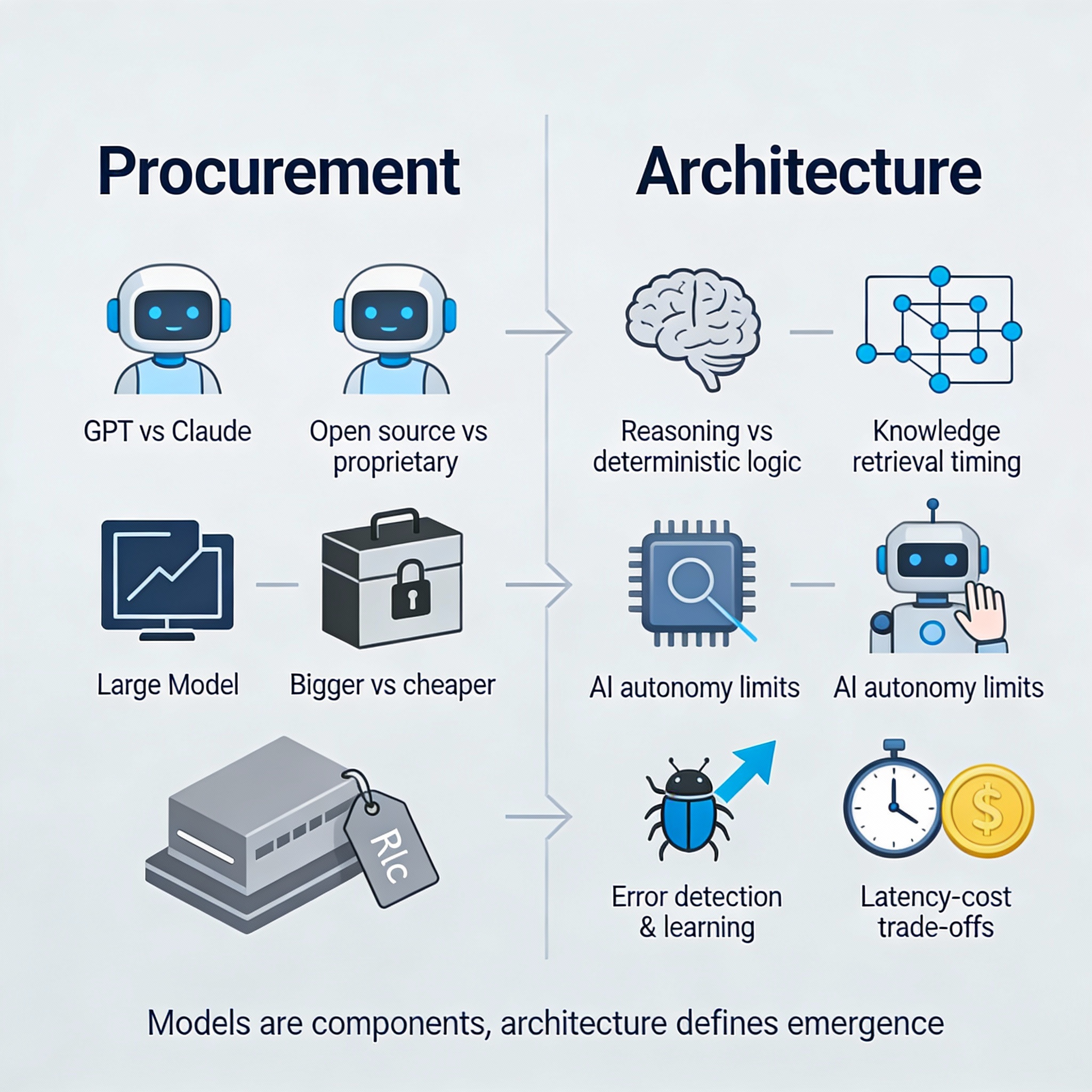 AI architecture is about decisions, not models