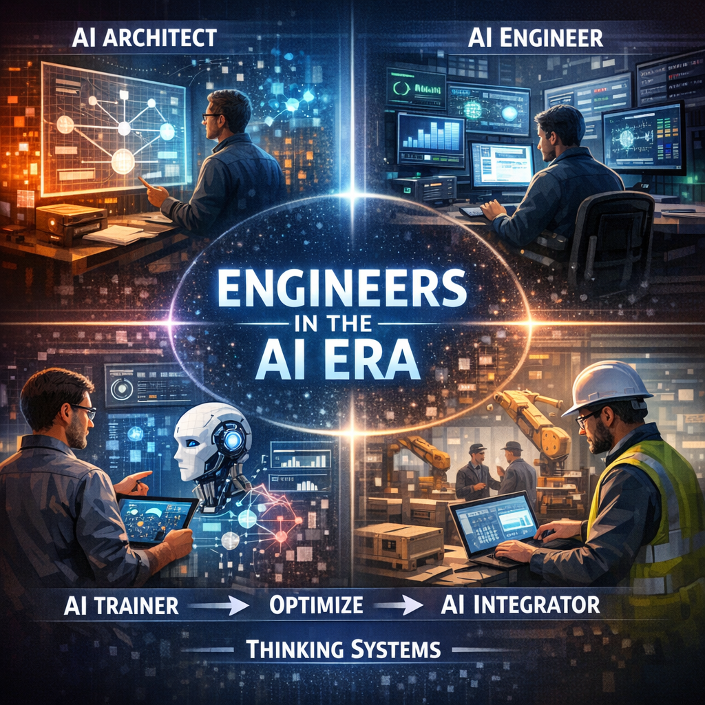 The new roles of engineers in the AI era