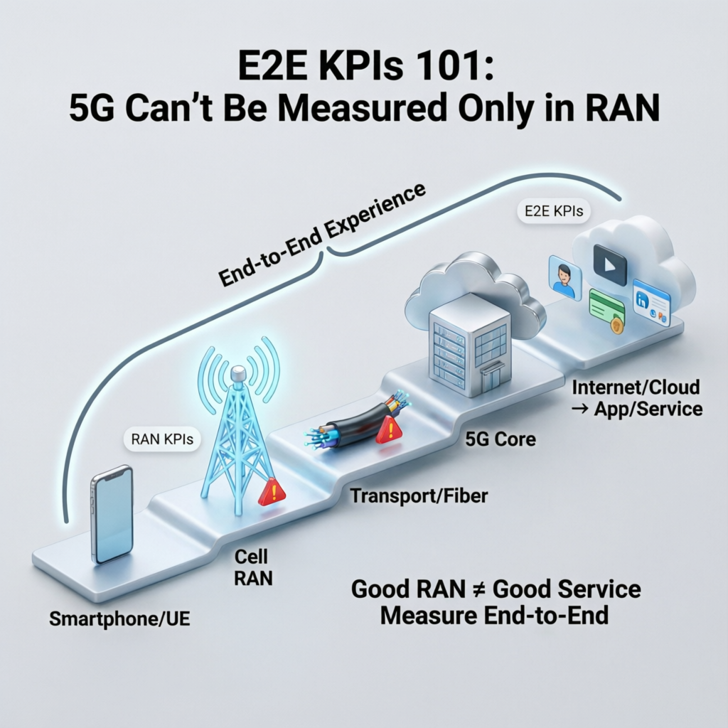 E2E KPIs 101: Why 5G can’t be measured only in RAN