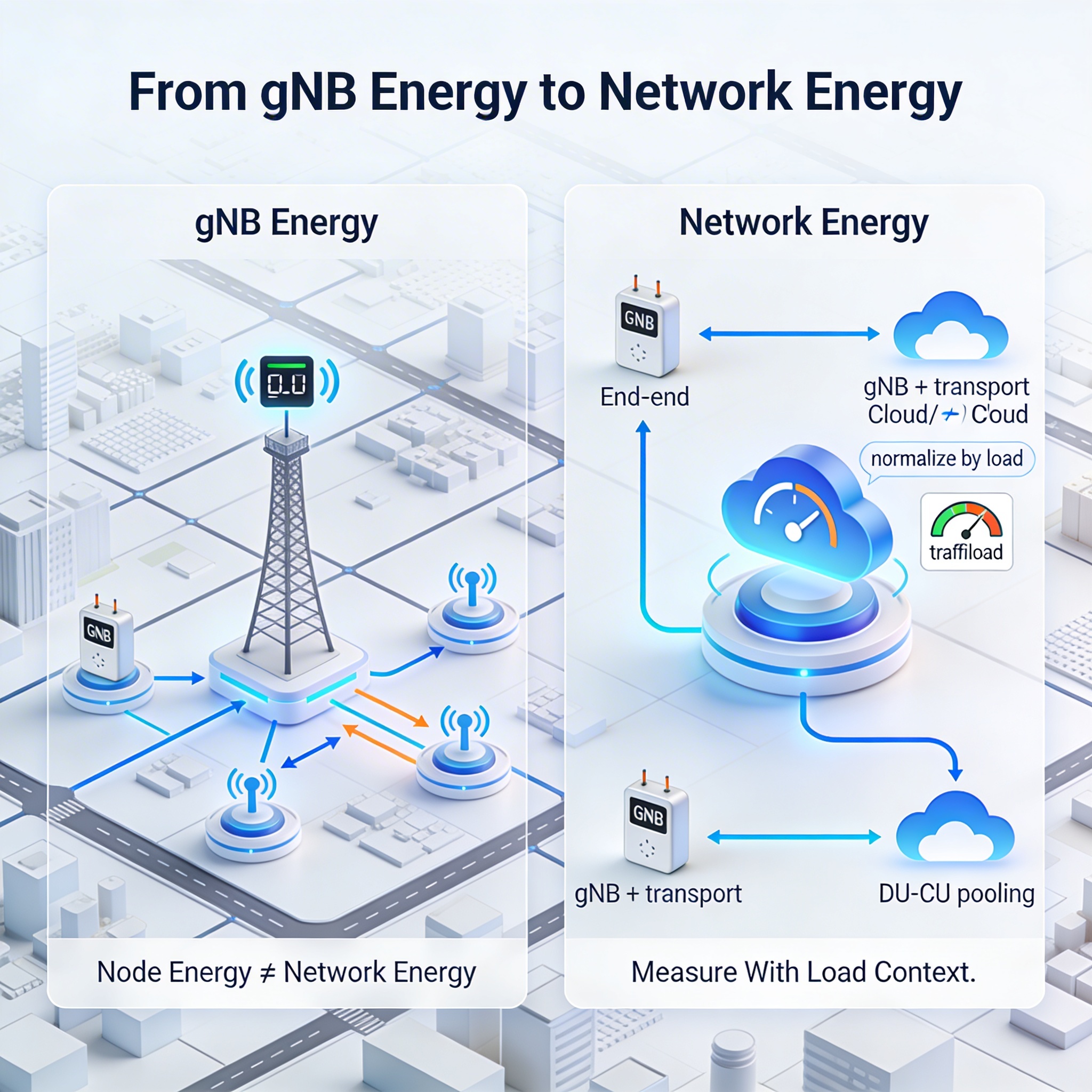 From gNB Energy to Network Energy: Measuring EC the right way