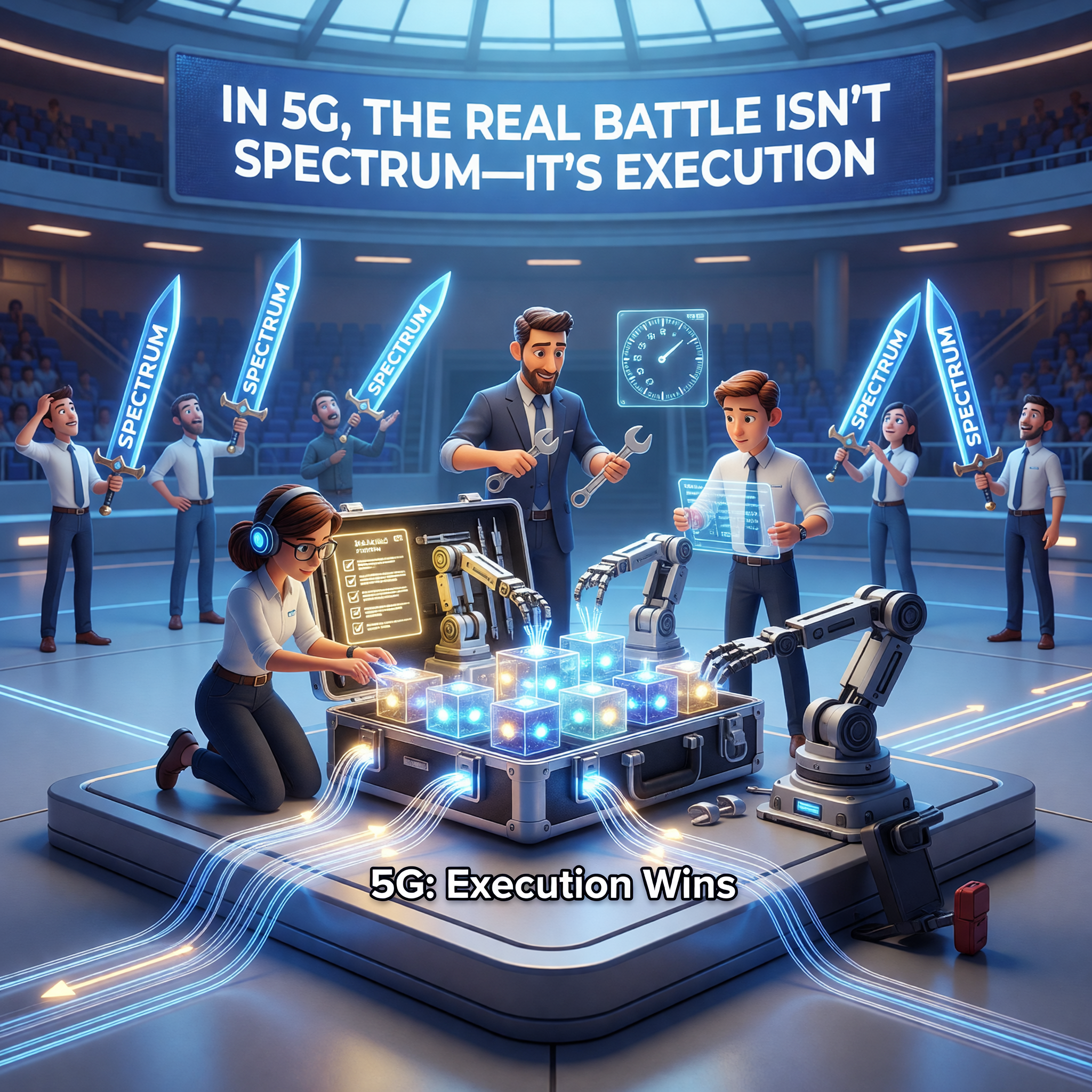 The Real Battle in 5G Is Not Spectrum. It’s Execution
