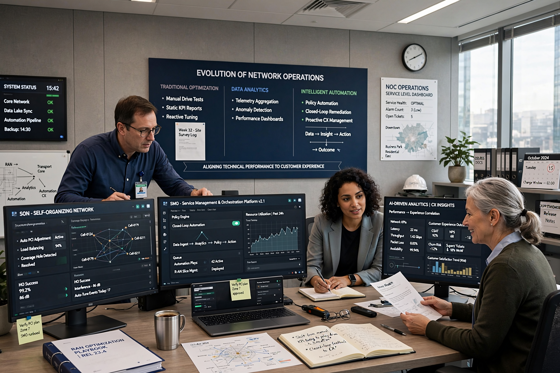 How SON, SMO and AI Can Improve Experience, Not Just KPIs